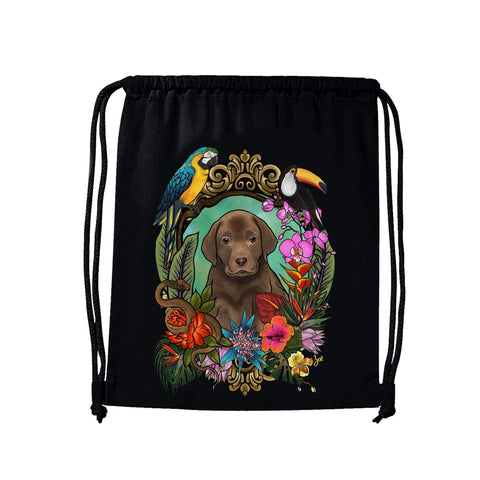 MYTi23 - Pets Heads Philosophy Gymbag Dschungel Gymbag Labrador Hundeshirt Hundefans