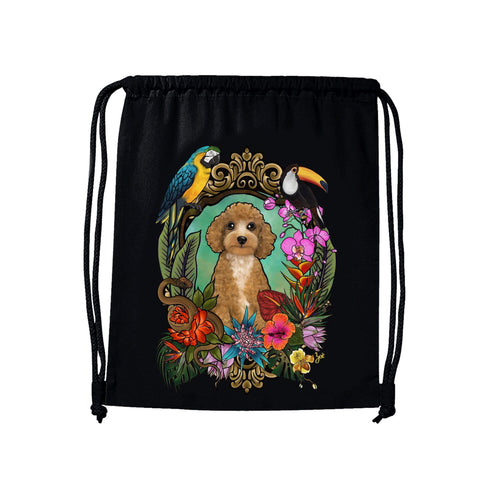 MYTi23 - Pets Heads Philosophy Gymbag Dschungel Gymbag Pudel Hundeshirt Hundefans