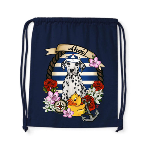 MYTi23 - Pets Heads Philosophy Gymbag Ahoi Gymbag Dalmatiner Hundeshirt Hundefans