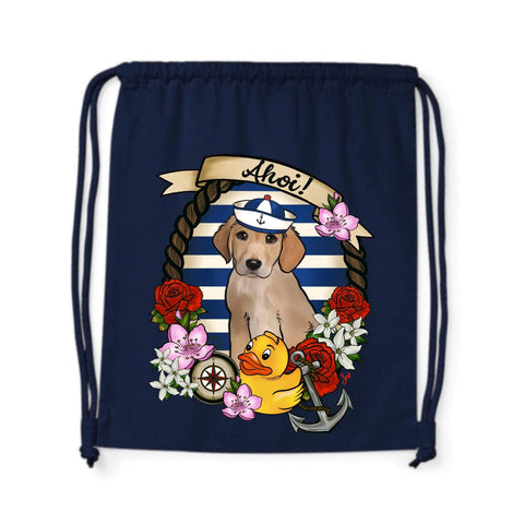 MYTi23 - Pets Heads Philosophy Gymbag Ahoi Gymbag Golden Retriever Hundeshirt Hundefans