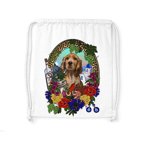 MYTi23 - Pets Heads Philosophy Gymbag Griechenland Gymbag Cocker Hundeshirt Hundefans