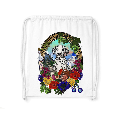 MYTi23 - Pets Heads Philosophy Gymbag Griechenland Gymbag Dalmatiner Hundeshirt Hundefans