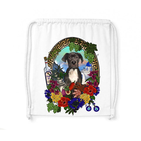 MYTi23 - Pets Heads Philosophy Gymbag Griechenland Gymbag Deutsche Dogge Hundeshirt Hundefans
