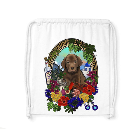 MYTi23 - Pets Heads Philosophy Gymbag Griechenland Gymbag Labrador Hundeshirt Hundefans