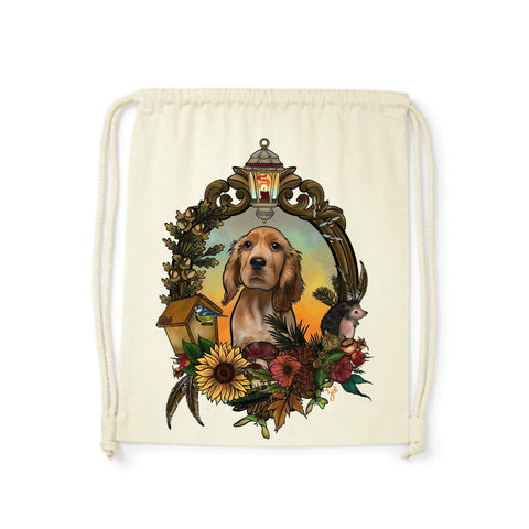 MYTi23 - Pets Heads Philosophy Gymbag Herbst Gymbag Cocker Hundeshirt Hundefans