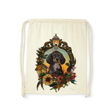 MYTi23 - Pets Heads Philosophy Gymbag Herbst Gymbag Dackel Hundeshirt Hundefans