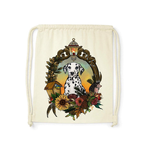 MYTi23 - Pets Heads Philosophy Gymbag Herbst Gymbag Dalmatiner Hundeshirt Hundefans