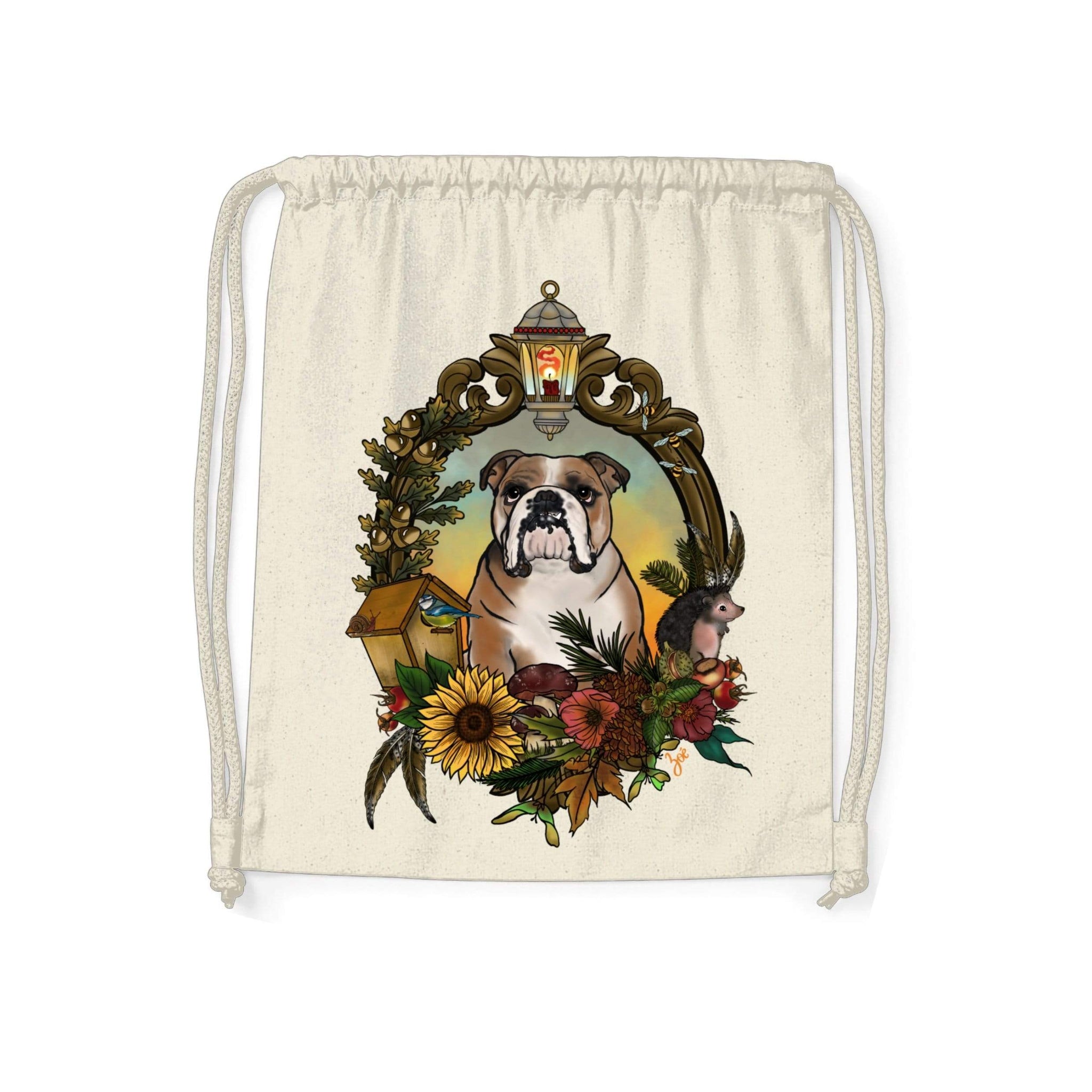 MYTi23 - Pets Heads Philosophy Gymbag Herbst Gymbag Englische Bulldogge Hundeshirt Hundefans