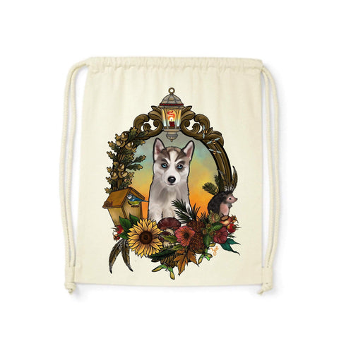 MYTi23 - Pets Heads Philosophy Gymbag Herbst Gymbag Husky Hundeshirt Hundefans