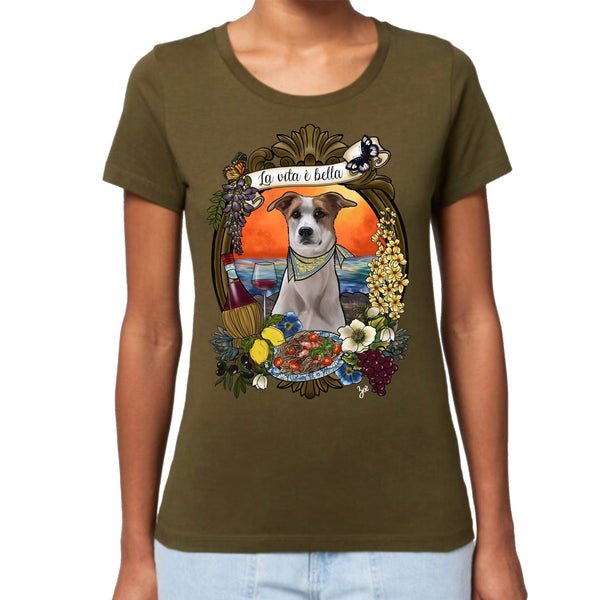 MYTi23 - Pets Heads Philosophy Dein Liebling für dich gezeichnet: Sonderanfertigungen Hundeshirt Hundefans
