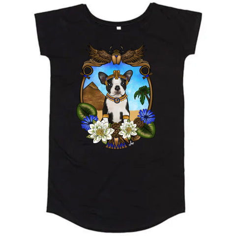 MYTi23 - Pets Heads Philosophy Shirt Kleider S Ägypten Shirtkleid Boston Terrier Hundeshirt Hundefans