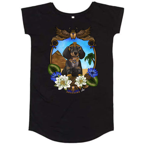 MYTi23 - Pets Heads Philosophy Shirt Kleider S Ägypten Shirtkleid Dackel Hundeshirt Hundefans