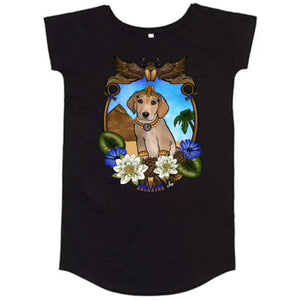 MYTi23 - Pets Heads Philosophy Shirt Kleider S Ägypten Shirtkleid Golden Retriever Hundeshirt Hundefans