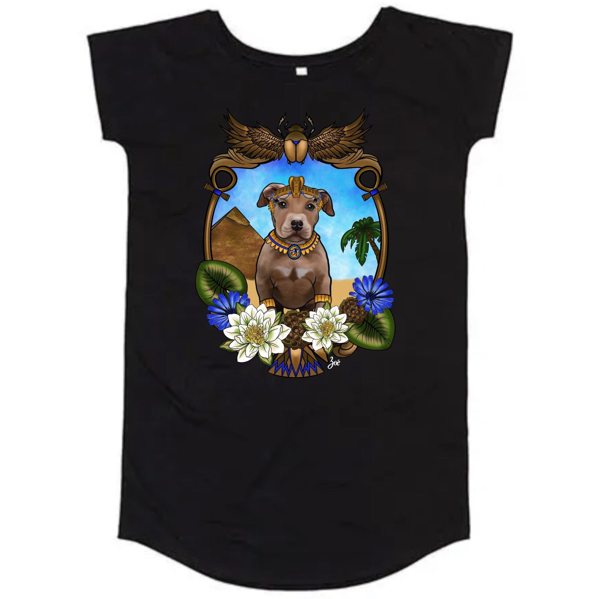 MYTi23 - Pets Heads Philosophy Shirt Kleider S Ägypten Shirtkleid Pitbull Hundeshirt Hundefans