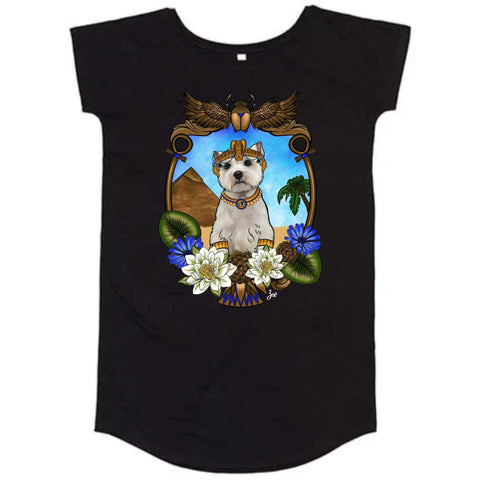 MYTi23 - Pets Heads Philosophy Shirt Kleider S Ägypten Shirtkleid Westie Hundeshirt Hundefans