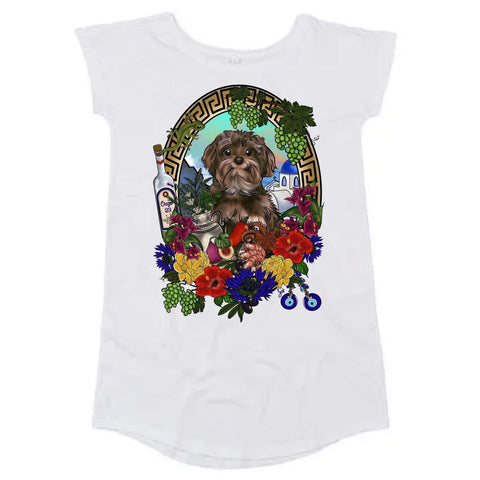 MYTi23 - Pets Heads Philosophy Shirt Kleider S Griechenland Shirtkleid Bolonka Hundeshirt Hundefans