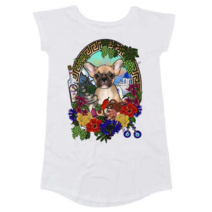 MYTi23 - Pets Heads Philosophy Shirt Kleider S Griechenland Shirtkleid Frenchie Hundeshirt Hundefans