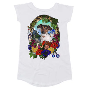 MYTi23 - Pets Heads Philosophy Shirt Kleider S Griechenland Shirtkleid Jack Russel Hundeshirt Hundefans