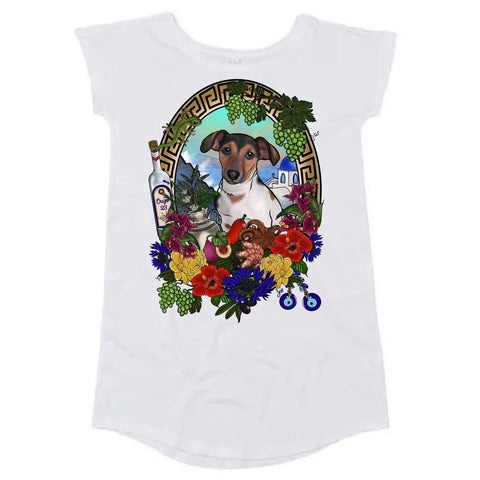 MYTi23 - Pets Heads Philosophy Shirt Kleider S Griechenland Shirtkleid Jack Russel Hundeshirt Hundefans