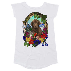 MYTi23 - Pets Heads Philosophy Shirt Kleider S Griechenland Shirtkleid Labrador Hundeshirt Hundefans