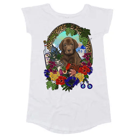 MYTi23 - Pets Heads Philosophy Shirt Kleider S Griechenland Shirtkleid Labrador Hundeshirt Hundefans