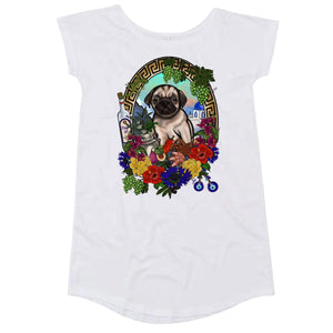 MYTi23 - Pets Heads Philosophy Shirt Kleider S Griechenland Shirtkleid Mops Hundeshirt Hundefans