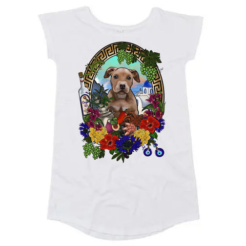 MYTi23 - Pets Heads Philosophy Shirt Kleider S Griechenland Shirtkleid Pitbull Hundeshirt Hundefans