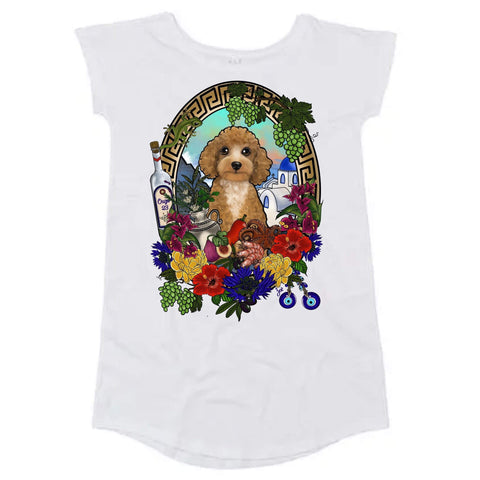MYTi23 - Pets Heads Philosophy Shirt Kleider S Griechenland Shirtkleid Pudel Hundeshirt Hundefans