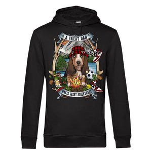 MYTi23 - Pets Heads Philosophy Sweat Shirts XS Daddy Unisex Hoodie Basset Hundeshirt Hundefans