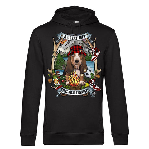 MYTi23 - Pets Heads Philosophy Sweat Shirts XS Daddy Unisex Hoodie Basset Hundeshirt Hundefans