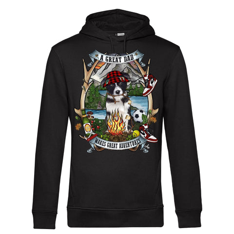 MYTi23 - Pets Heads Philosophy Sweat Shirts XS Daddy Unisex Hoodie Border Collie Hundeshirt Hundefans