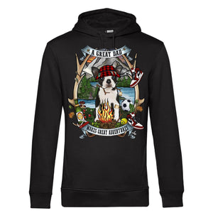 MYTi23 - Pets Heads Philosophy Sweat Shirts XS Daddy Unisex Hoodie Boston Terrier Hundeshirt Hundefans