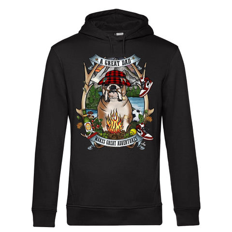 MYTi23 - Pets Heads Philosophy Sweat Shirts XS Daddy Unisex Hoodie Englische Bulldogge Hundeshirt Hundefans