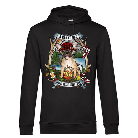 MYTi23 - Pets Heads Philosophy Sweat Shirts XS Daddy Unisex Hoodie Frenchie Hundeshirt Hundefans
