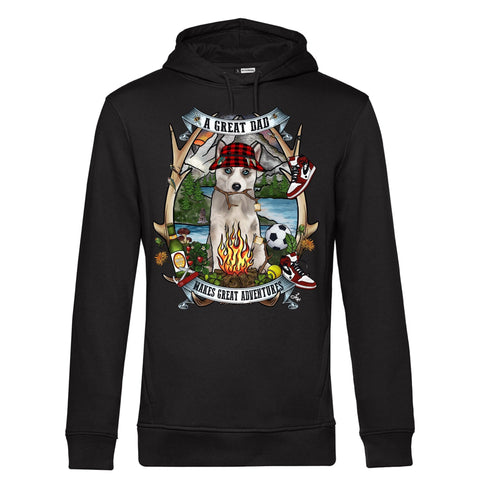 MYTi23 - Pets Heads Philosophy Sweat Shirts XS Daddy Unisex Hoodie Husky Hundeshirt Hundefans
