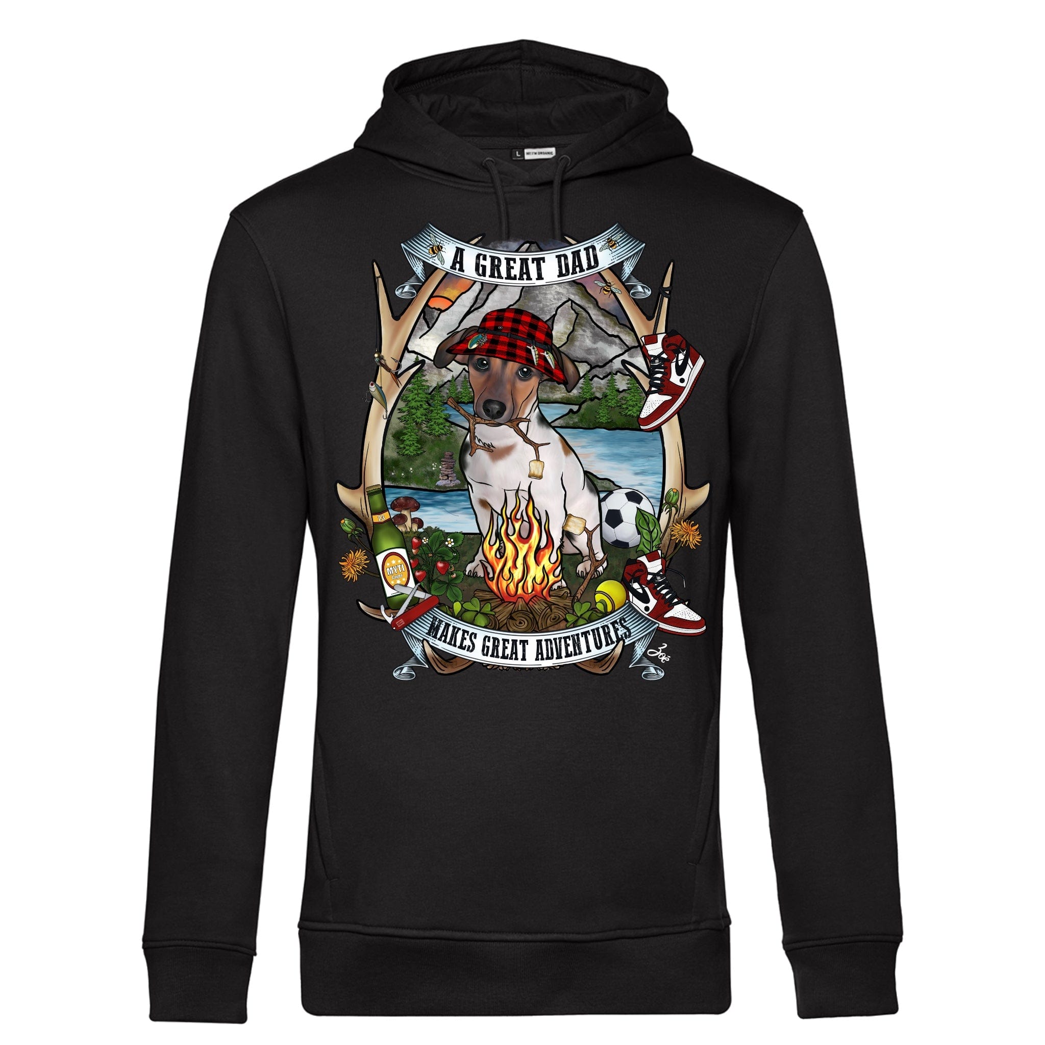 MYTi23 - Pets Heads Philosophy Sweat Shirts XS Daddy Unisex Hoodie Jack Russel Hundeshirt Hundefans