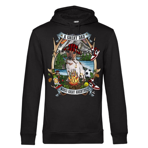 MYTi23 - Pets Heads Philosophy Sweat Shirts XS Daddy Unisex Hoodie Jack Russel Hundeshirt Hundefans