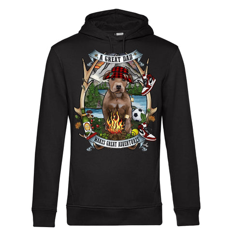 MYTi23 - Pets Heads Philosophy Sweat Shirts XS Daddy Unisex Hoodie Pitbull Hundeshirt Hundefans