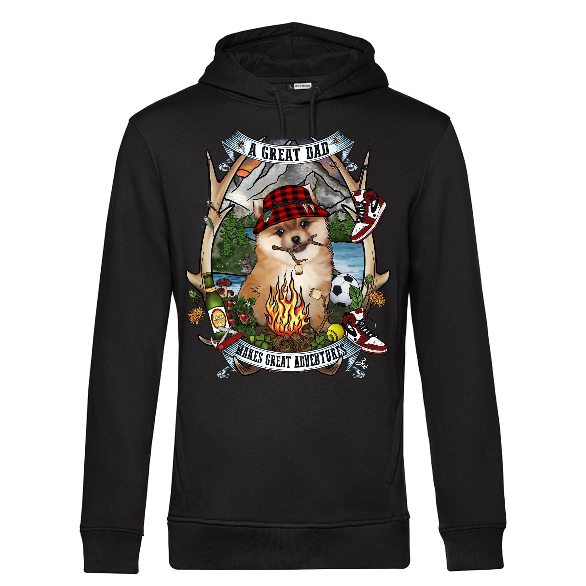 MYTi23 - Pets Heads Philosophy Sweat Shirts XS Daddy Unisex Hoodie Pommeraner Hundeshirt Hundefans
