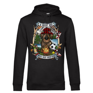 MYTi23 - Pets Heads Philosophy Sweat Shirts XS Daddy Unisex Hoodie Rauhaardackel Hundeshirt Hundefans