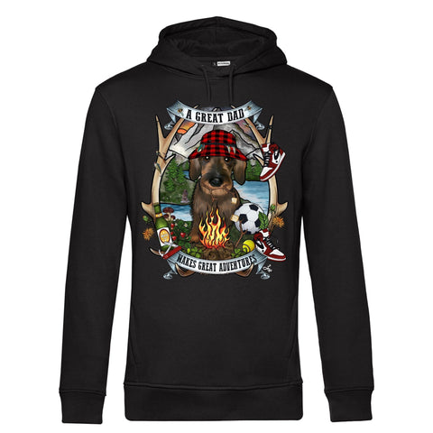 MYTi23 - Pets Heads Philosophy Sweat Shirts XS Daddy Unisex Hoodie Rauhaardackel Hundeshirt Hundefans