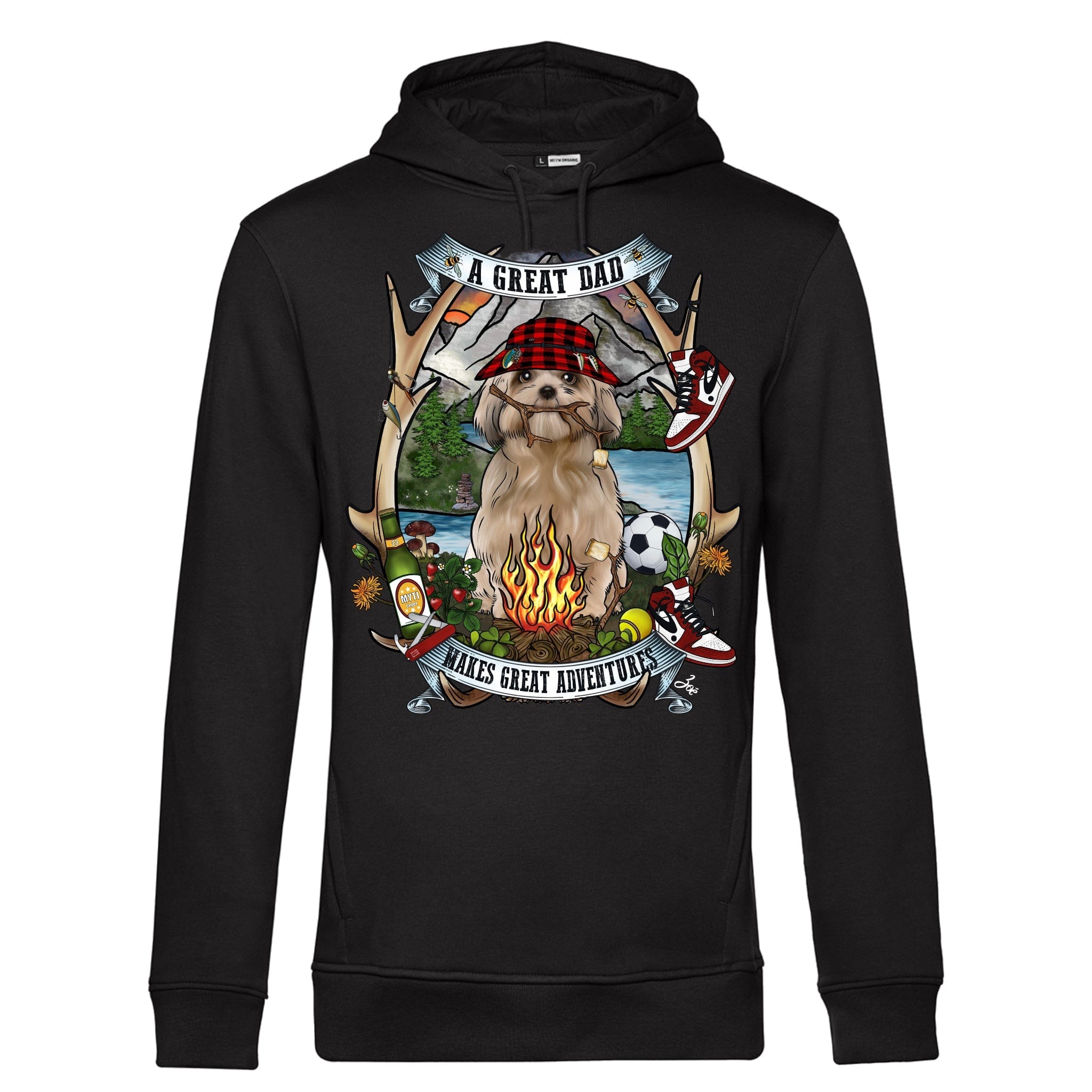 MYTi23 - Pets Heads Philosophy Sweat Shirts XS Daddy Unisex Hoodie Shih Tzu Hundeshirt Hundefans
