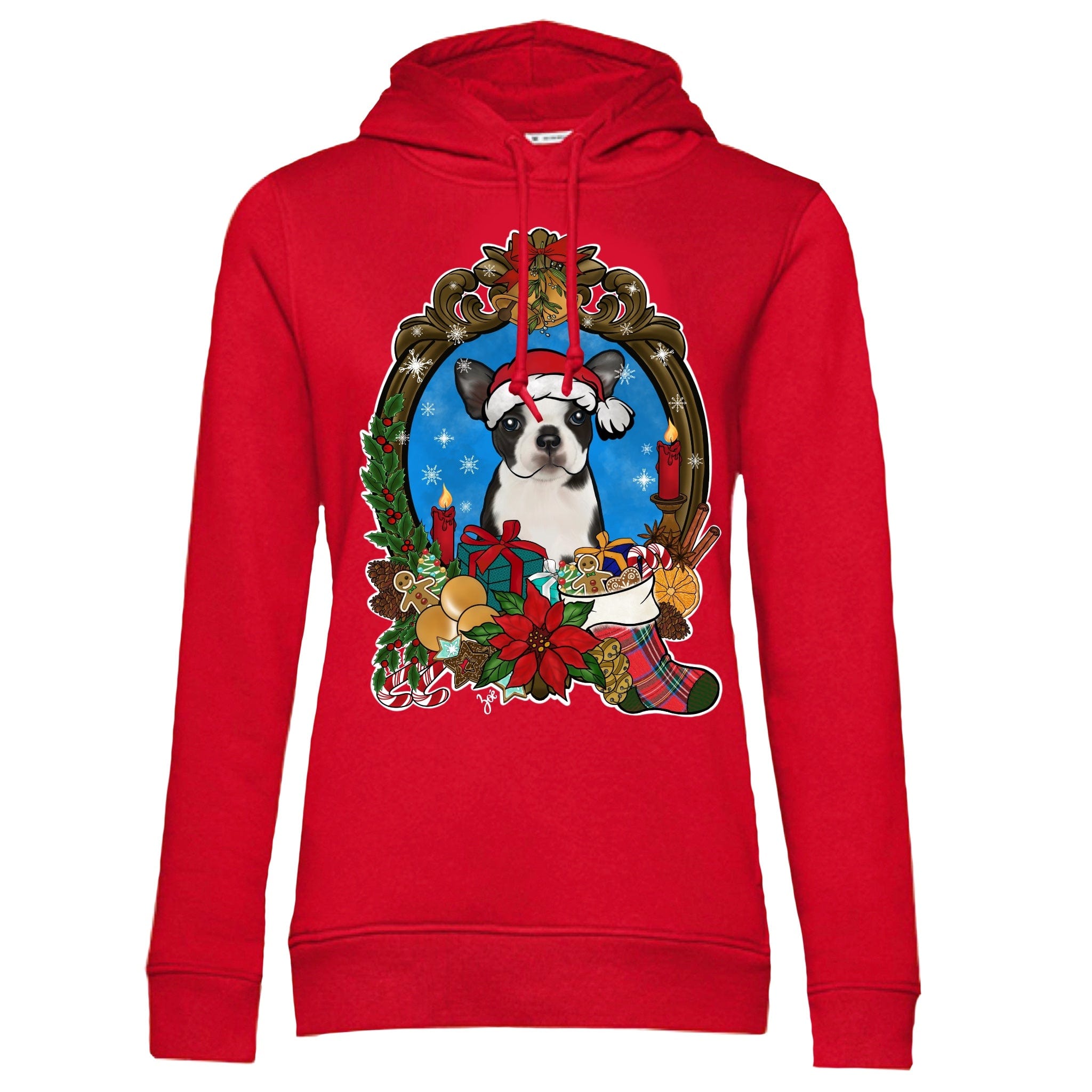 MYTi23 - Pets Heads Philosophy Sweat Shirts XS Christmas Unisex Hoodie Boston Terrier Hundeshirt Hundefans