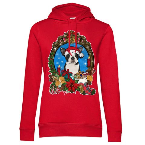 MYTi23 - Pets Heads Philosophy Sweat Shirts XS Christmas Unisex Hoodie Boston Terrier Hundeshirt Hundefans