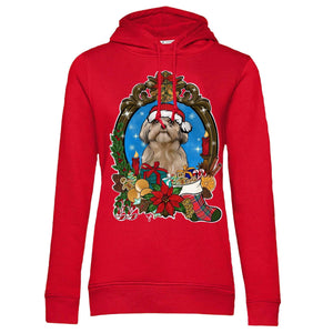 MYTi23 - Pets Heads Philosophy Sweat Shirts XS Christmas Unisex Hoodie Shih Tzu Hundeshirt Hundefans