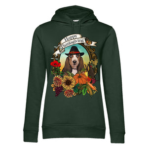 MYTi23 - Pets Heads Philosophy Sweat Shirts XS Thanksgiving Unisex Hoodie Basset Hundeshirt Hundefans