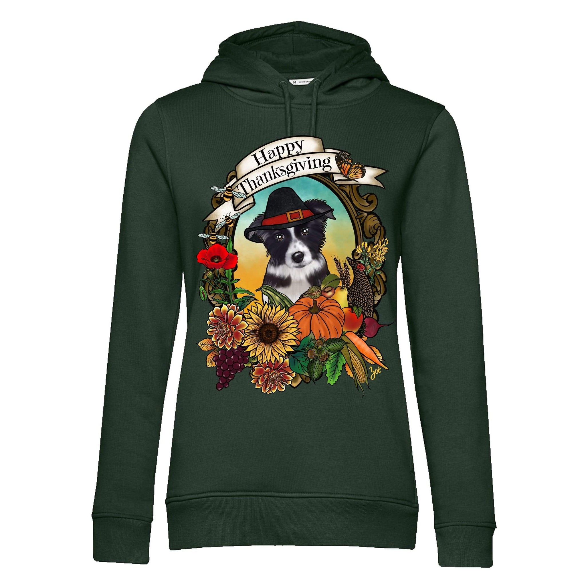 MYTi23 - Pets Heads Philosophy Sweat Shirts XS Thanksgiving Unisex Hoodie Border Collie Hundeshirt Hundefans