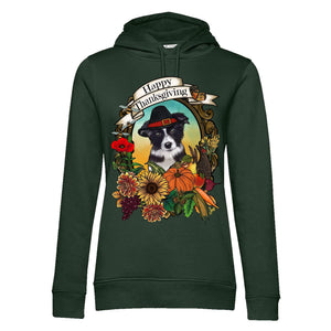 MYTi23 - Pets Heads Philosophy Sweat Shirts XS Thanksgiving Unisex Hoodie Border Collie Hundeshirt Hundefans