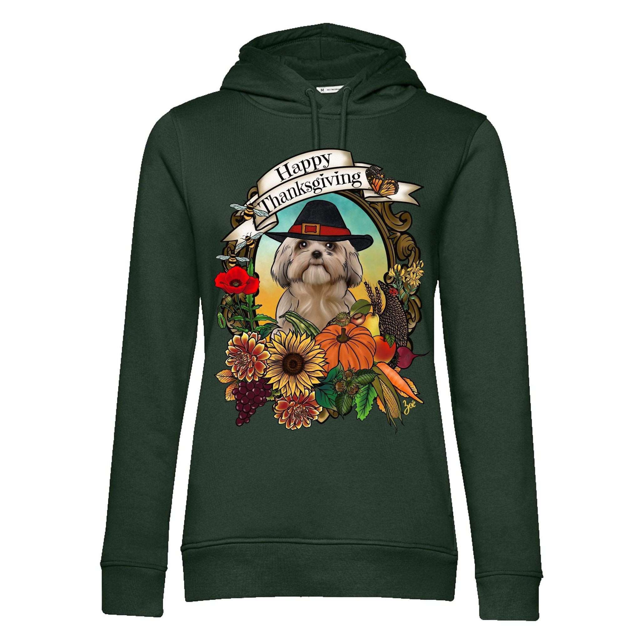 MYTi23 - Pets Heads Philosophy Sweat Shirts XS Thanksgiving Unisex Hoodie Shih Tzu Hundeshirt Hundefans