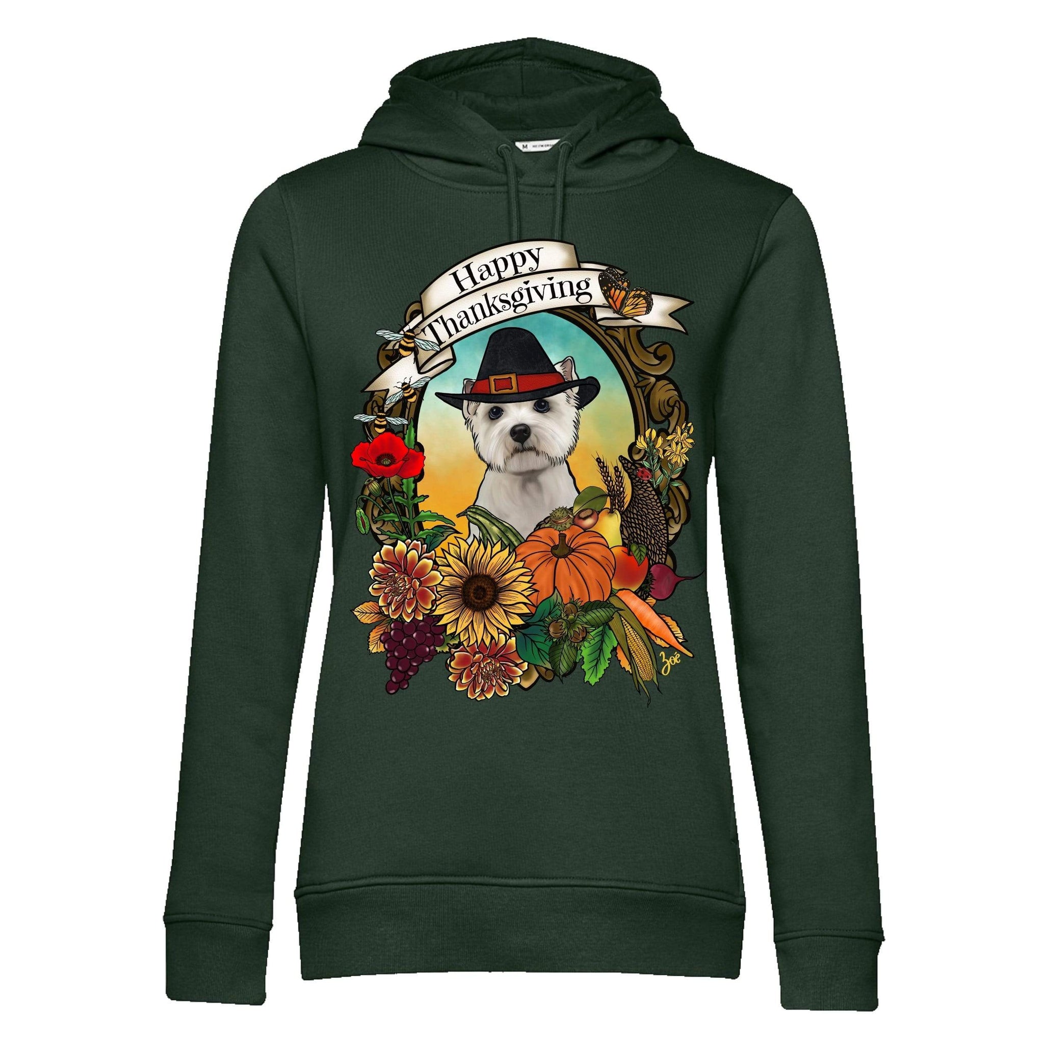 MYTi23 - Pets Heads Philosophy Sweat Shirts XS Thanksgiving Unisex Hoodie Westie Hundeshirt Hundefans